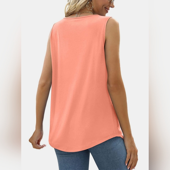 Ruched Square Neck Tank Top - Picture 3 of 5
